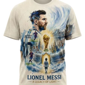 lionel messi a legacy of light argentina world cup 26 champions shirt1