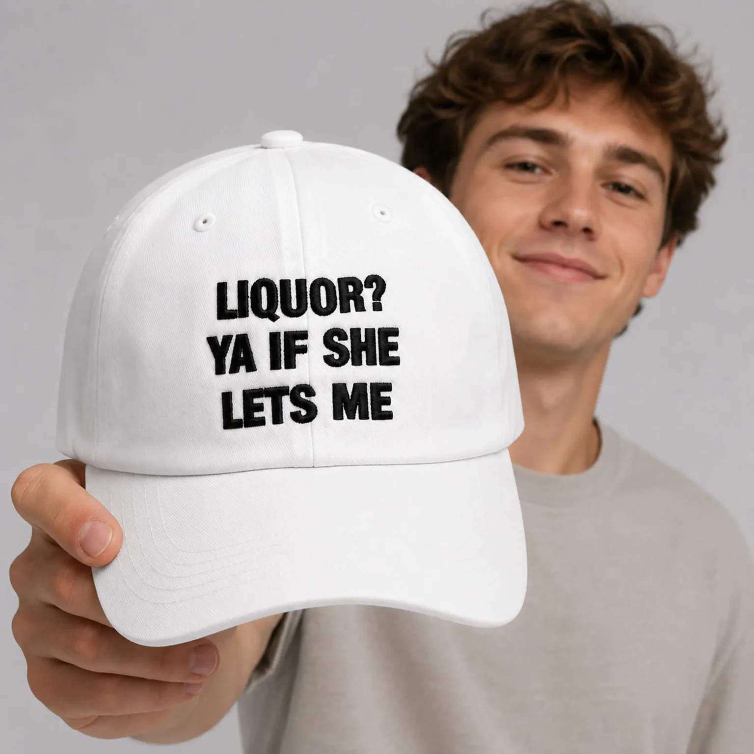 liquor ya if she lets me dad hat2 liquor ya if she lets me dad hat2