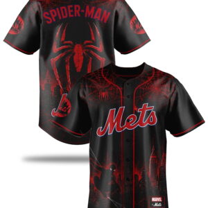 mets x marvel spider man night baseball jersey