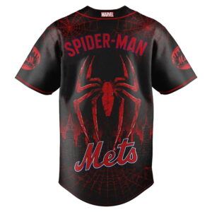 mets x marvel spider man night baseball jersey1