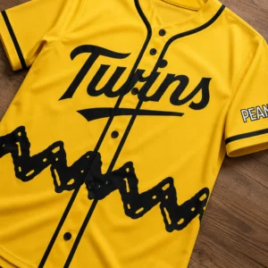 minnesota twins charlie brown peanuts night jersey 2026 giveaway2