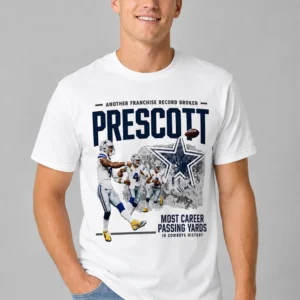most career passing yards dallas cowboys shirt1