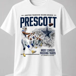 most career passing yards dallas cowboys shirt3