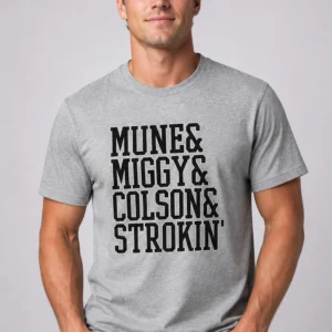munetaka murakami miguel vargas & colson montgomery mune & miggy & colson & strokin shirt2