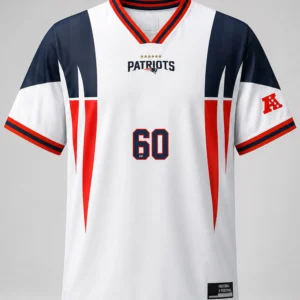 ne patriots football v neck fan top 2026 jersey
