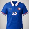 new york giants football x football collared fan top jersey