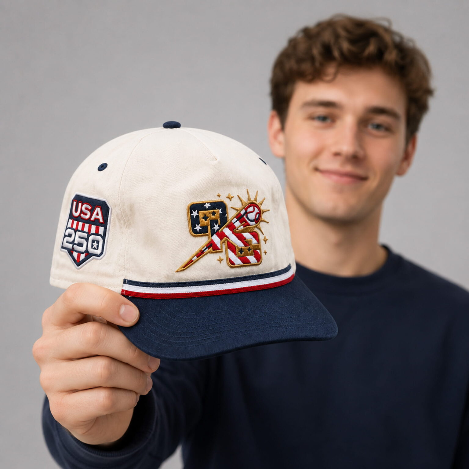 okc comets usa 250th anniversary fourth of july hat1