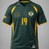packers football x football v neck fan top 2026 jersey