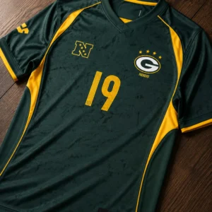 packers football x football v neck fan top 2026 jersey2