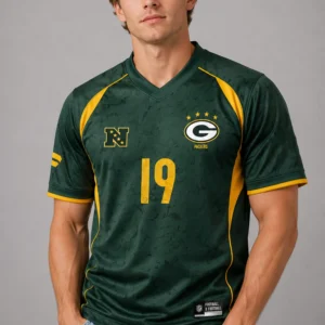 packers football x football v neck fan top 2026 jersey3