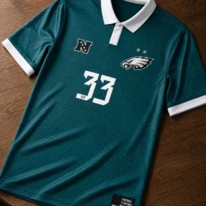 philadelphia eagles football x football collared fan top 2026 jersey3
