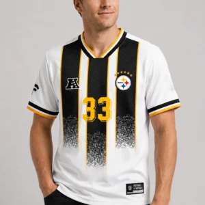 pittsburgh steelers football v neck fan top 2026 jersey1