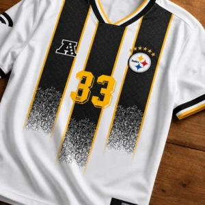pittsburgh steelers football v neck fan top 2026 jersey3