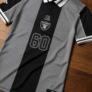raiders football collared fan top 2026 jersey2