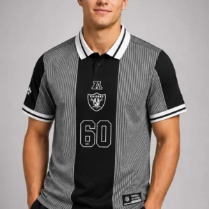raiders football collared fan top 2026 jersey3