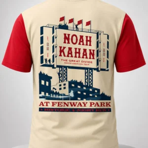 red sox 2026 noah kahan the great divide tour shirt1