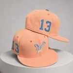 Ronald Acuña Jr. 13 Braves Upside Down Peach Hat