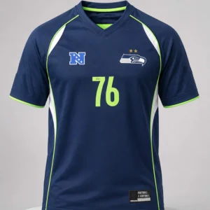 seahawks football x football v neck fan top 2026 jersey