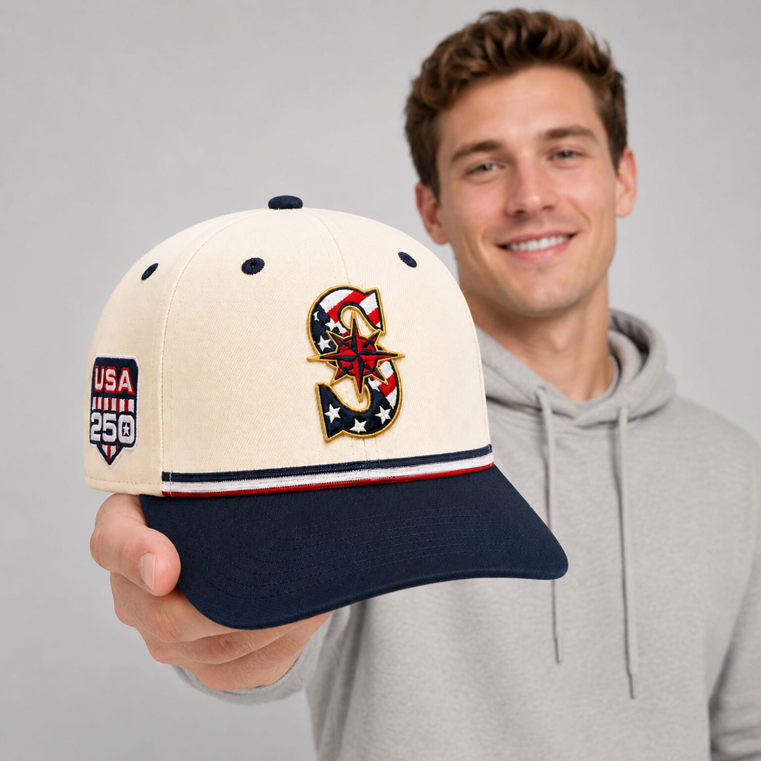 seattle mariners usa 250 4th of july hat