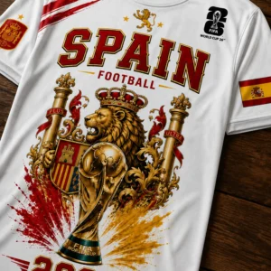 spain la roja fifa world cup 2026 champion football shirt1