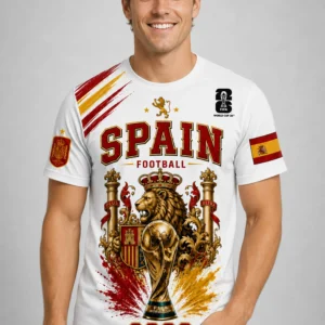 spain la roja fifa world cup 2026 champion football shirt2
