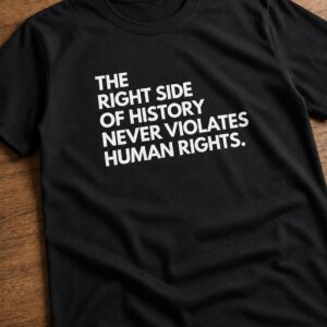 the right side of history never violates human rights shirt1