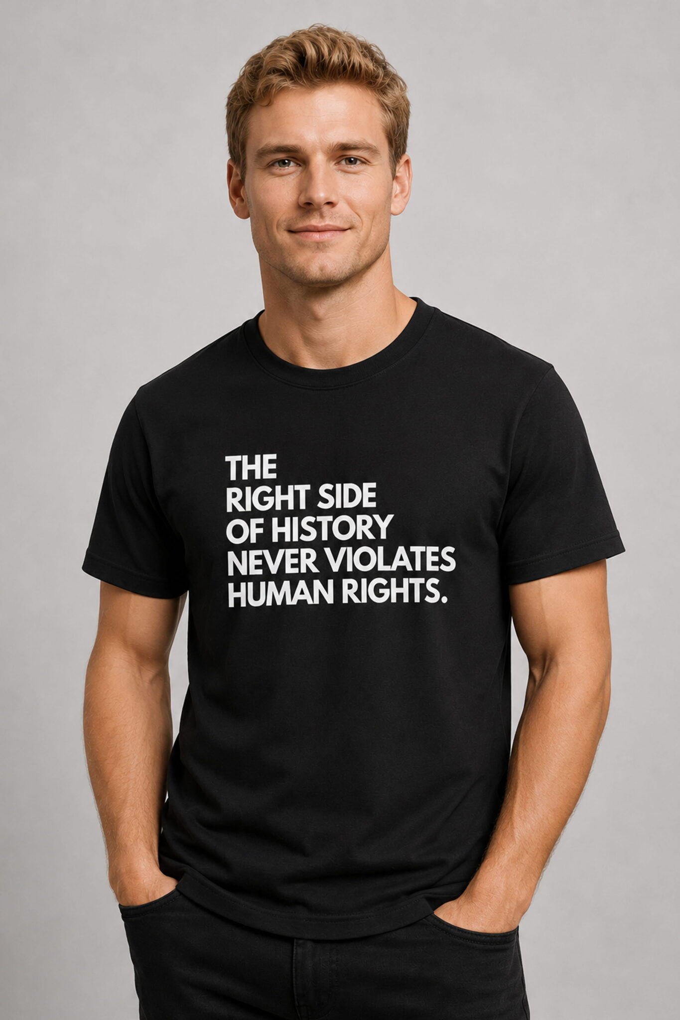 the right side of history never violates human rights shirt2