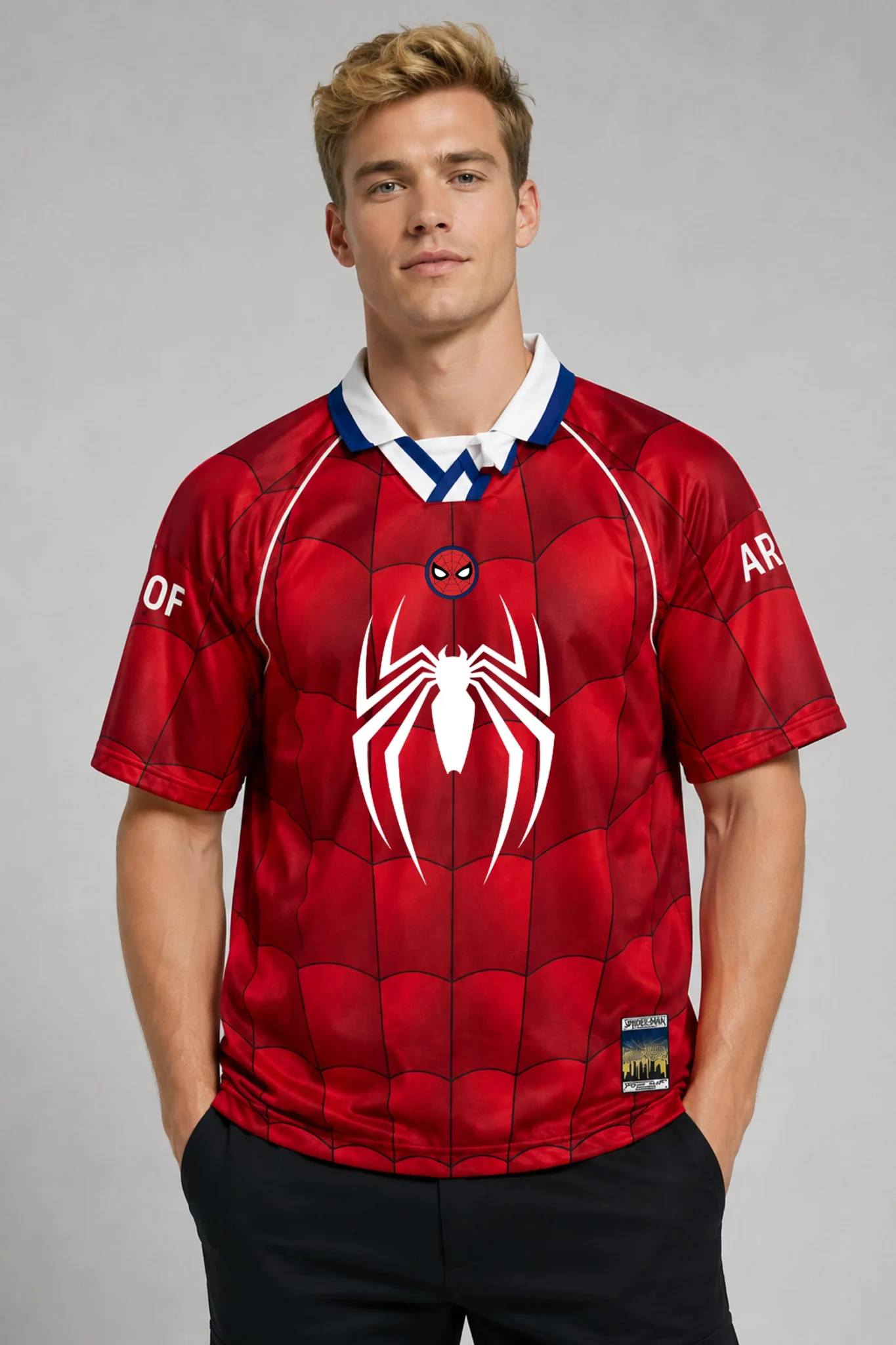 tom holland spider man brand new day 2026 football jersey2