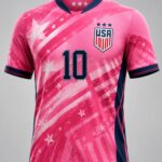 USA Soccer Team Pink Stars and Stripes FIFA World Cup 2026 Jersey