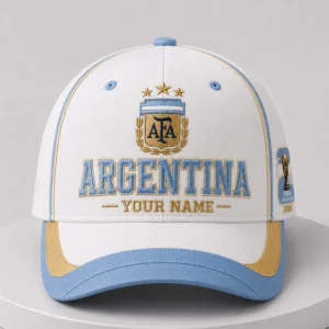argentina fifa wc 2026 champions personalized hat1