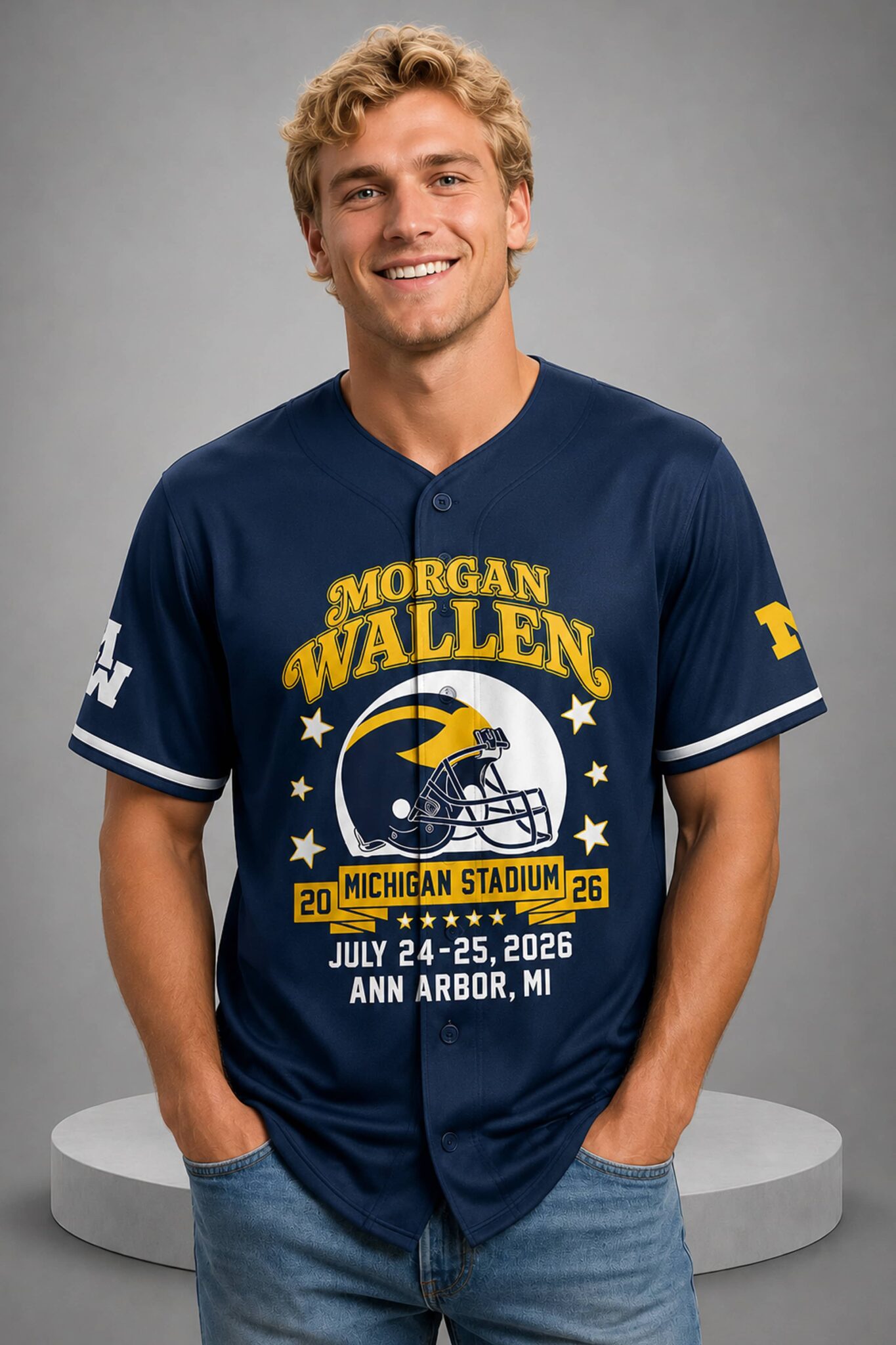 wallen michigan wolverines still the problem tour 2026 jersey4