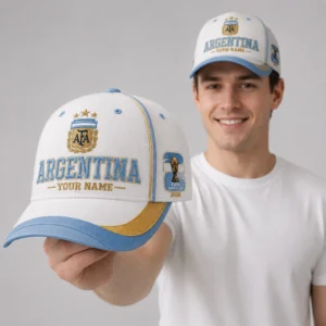 argentina fifa wc 2026 champions personalized hat2