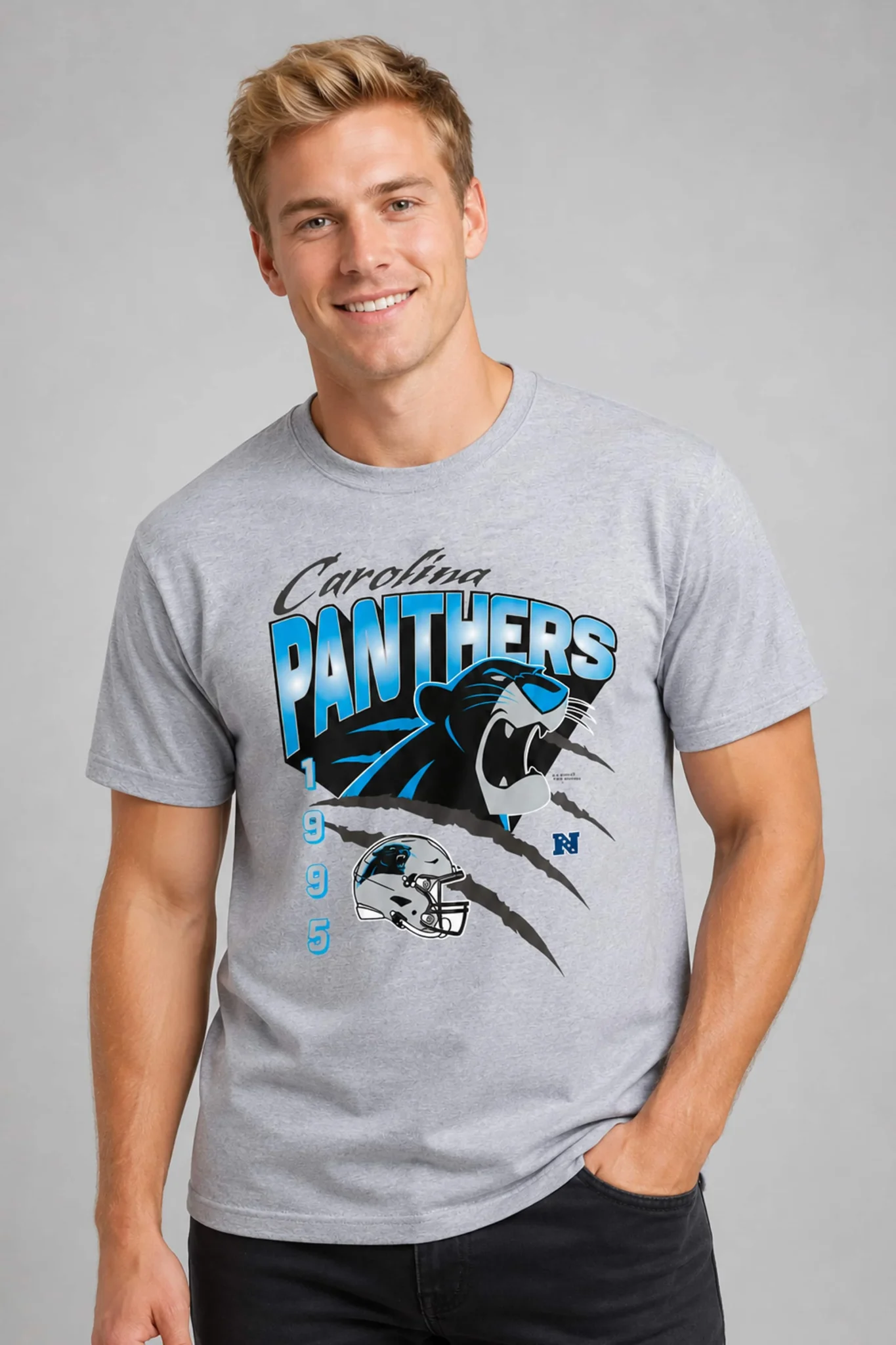 1995 carolina panthers bagheera t shirt2