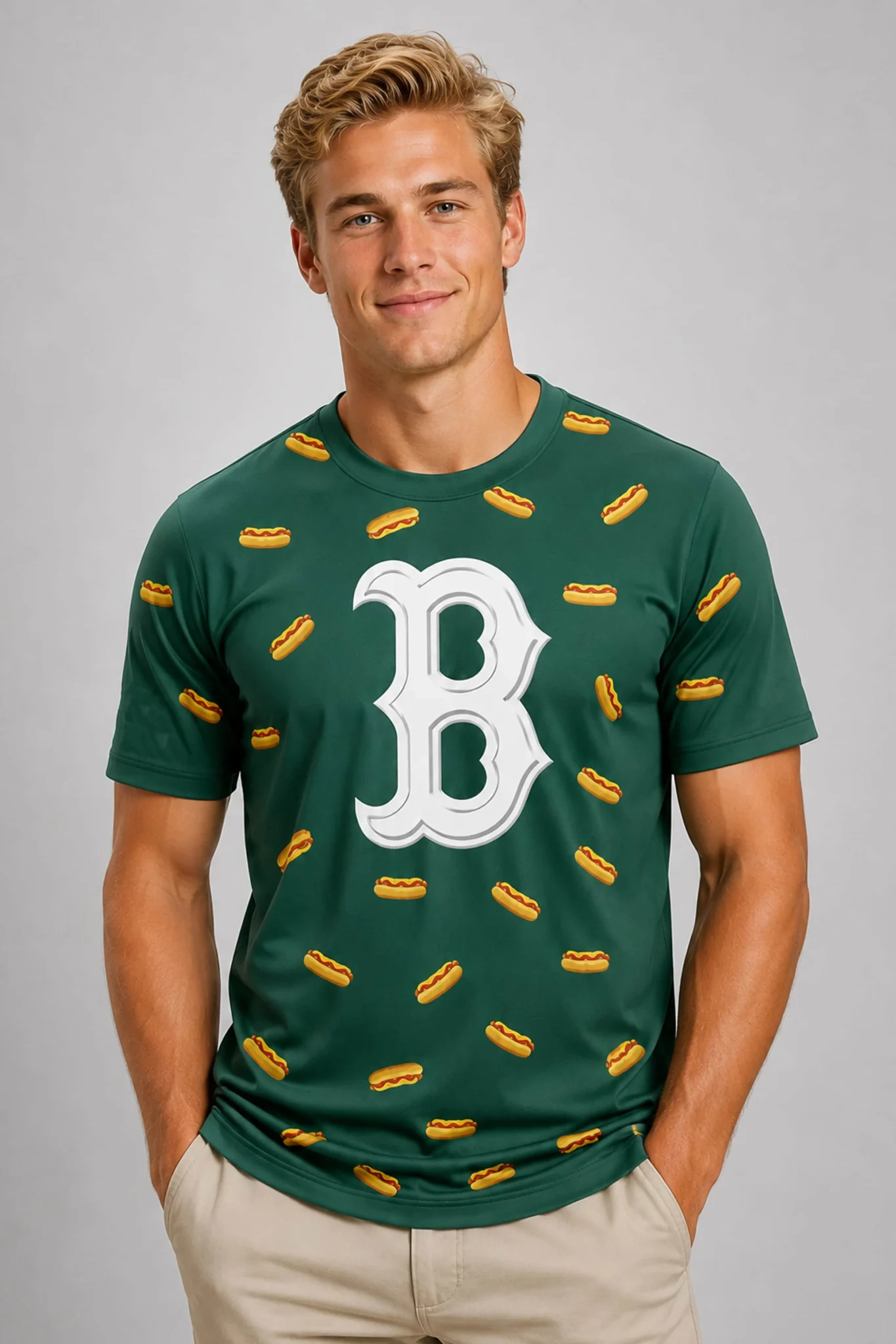 2026 boston red sox city connect hot dog shirt2