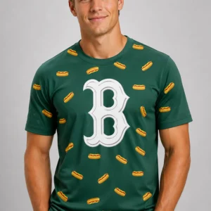 2026 boston red sox city connect hot dog shirt2