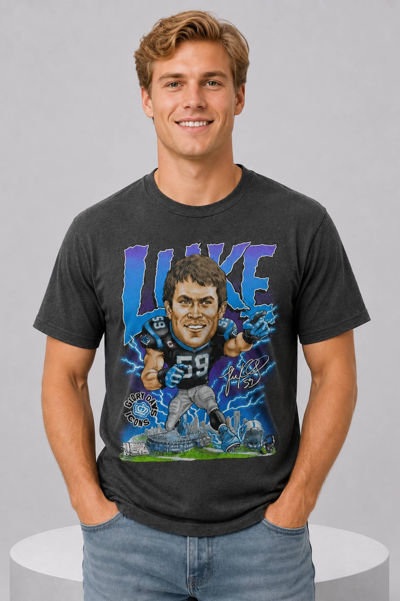 2026 carolina panthers luke kuechly 59 hall of fame class of shirt2