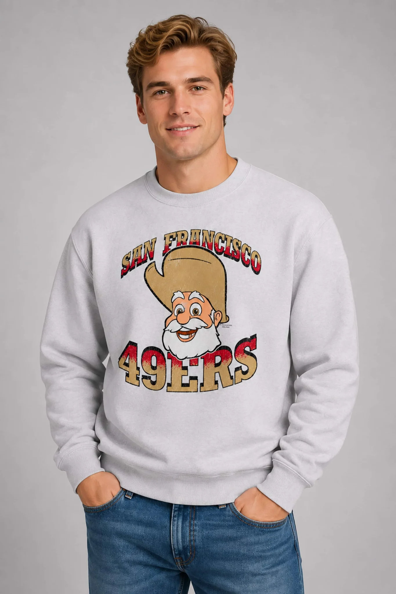 49ers stinky pete pullover sweatshirt1