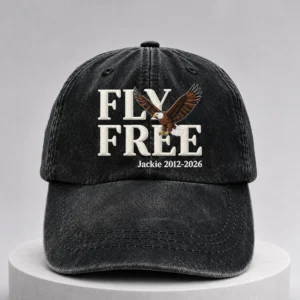 unisex fly free jackie embroidery hat