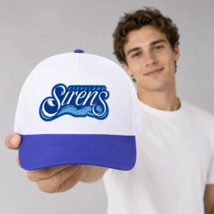 cleveland siren blue and white hat2