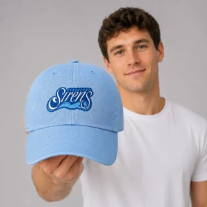 cleveland siren erie blue clean up adjustable hat2
