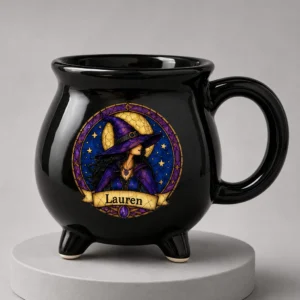 custom witchy cauldron coffee mug personalized halloween gifts