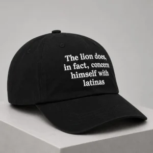 the lion does in fact concern himself with latinas hat2