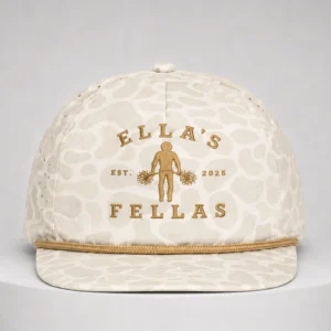 ellas fellas natural camo hat