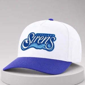cleveland siren blue and white hat1