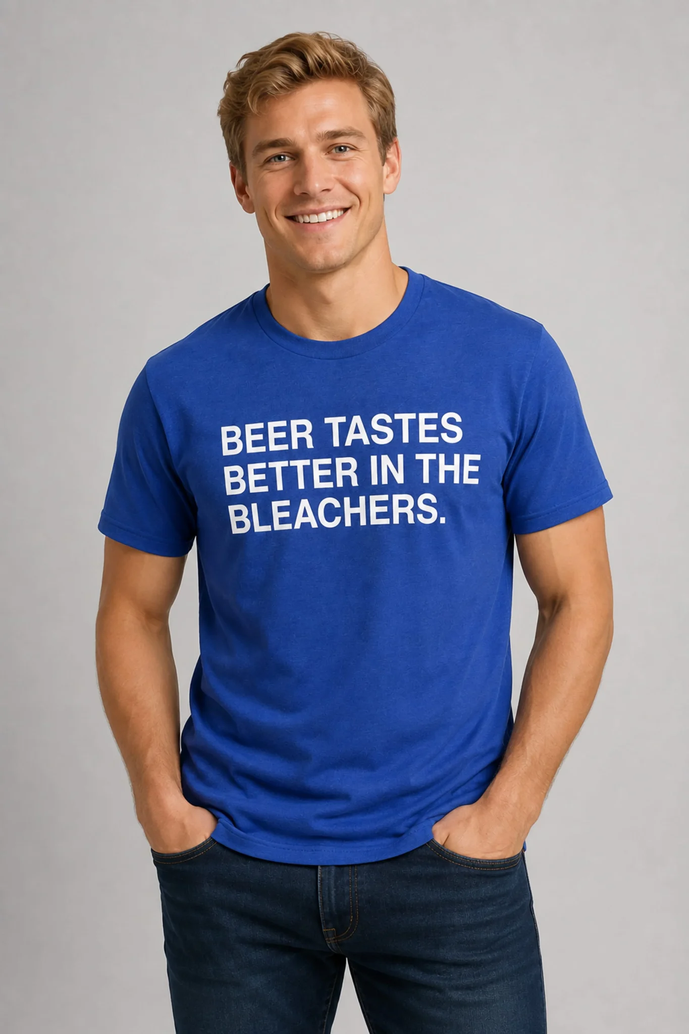 beer tastes better in the bleachers shirt2