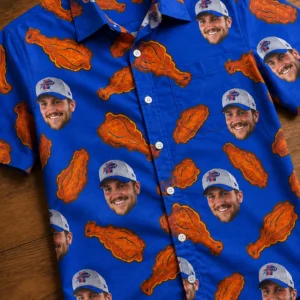 bills josh allen head chicken wing hawaiian shirt1