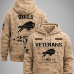 Buffalo Bills Military Appreciation 250 Years Of Freedom Camo Hoodie