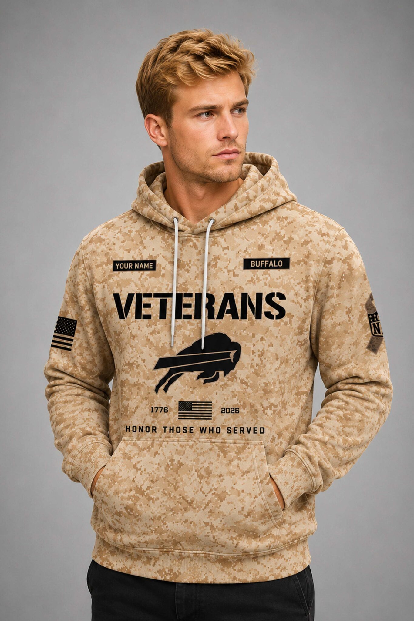 buffalo bills military appreciation 250 years of freedom camo hoodie1