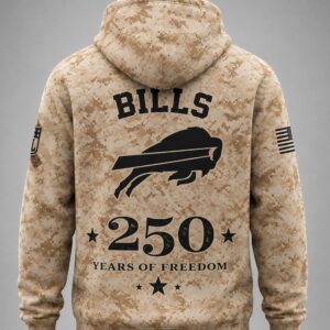 buffalo bills military appreciation 250 years of freedom camo hoodie2