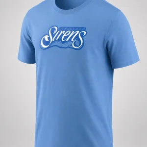 cleveland sirens erie blue shirt